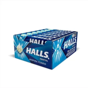 Bala Halls Mentol 28g - Embalagem com 21 Unidades