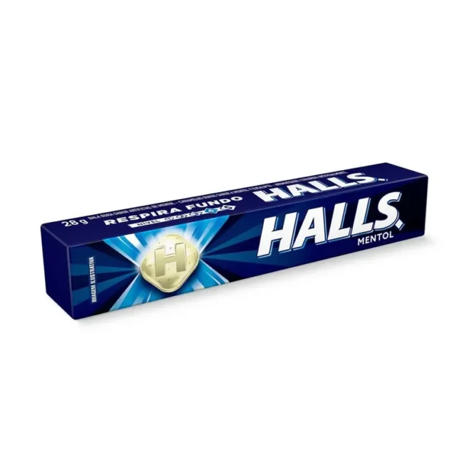 Bala Halls Mentol 28g - Embalagem com 21 Unidades