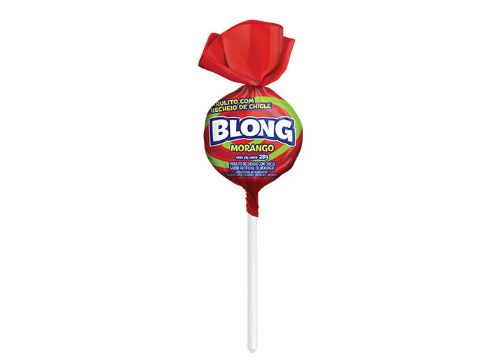 Pirulito Blong Morango