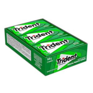 Chiclete Trident Menta Sem Açúcar