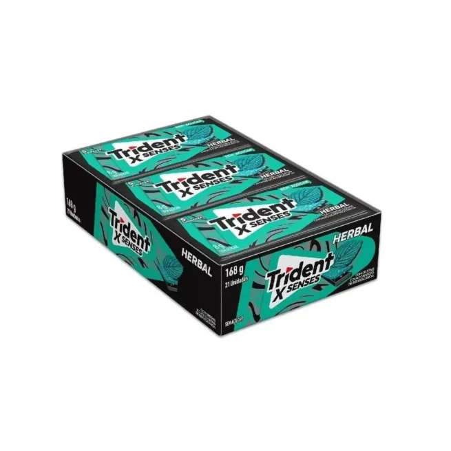 Chiclete Trident Herbal Fresh sem Açúcar