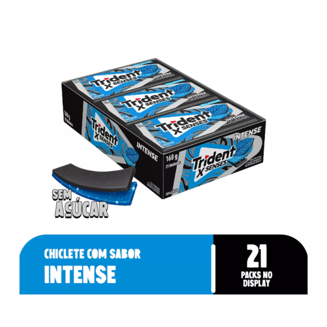 Chiclete Trident XSenses Intense