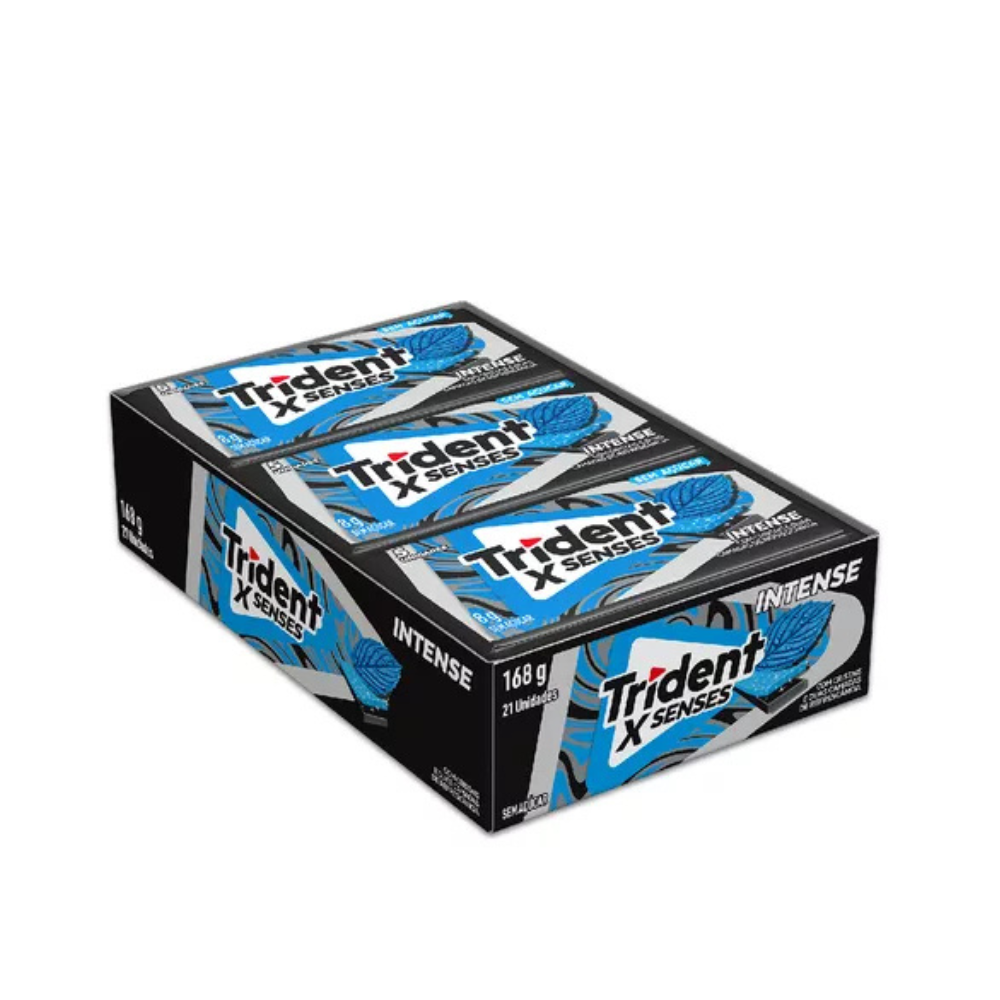 Chiclete Trident XSenses Intense
