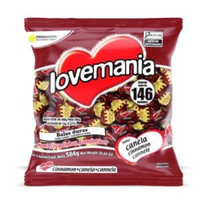 Bala Lovemania Canela 584g
