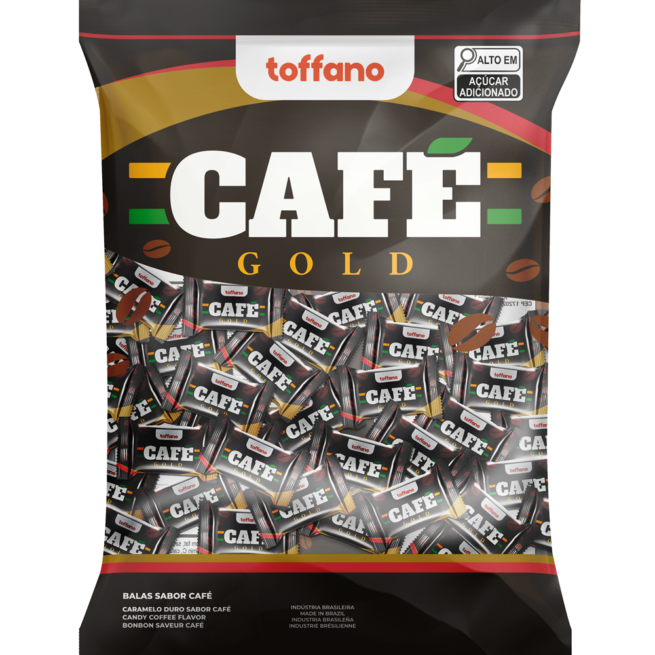 Bala Dura Toffano Gold Café 500g