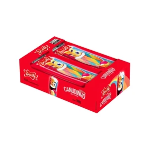 Canudinho Colorido Morango Cítrico com 12un de 15g cada - Docile
