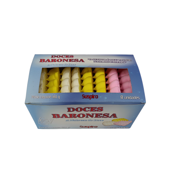 Caixa Suspiro c/ 8 Unidades Doces baronesa
