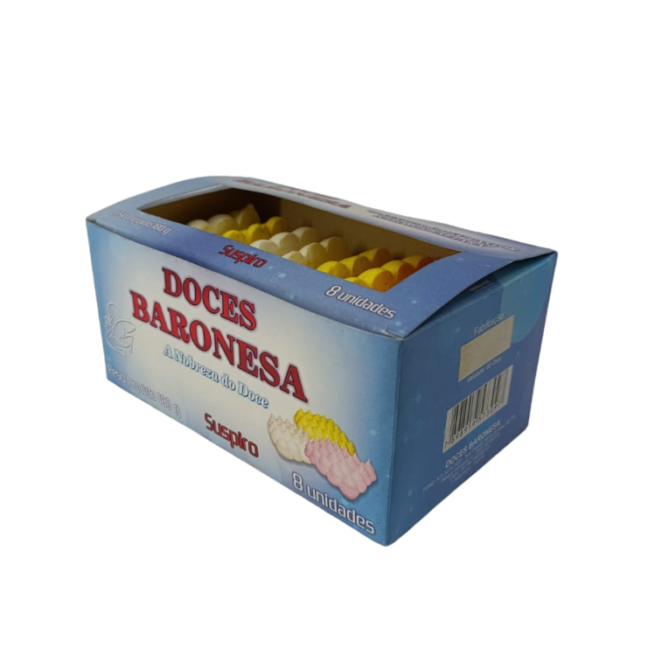 Caixa Suspiro c/ 8 Unidades Doces baronesa