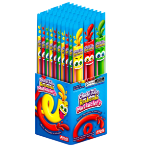 MASKACLETS CHICLE TUBO RECHEADO DISPLAY C/ 30 UN