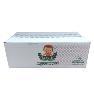 Paçoca Rolha Tradicional 100 Unidades LÉO
