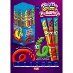 MASKACLETS CHICLE TUBO RECHEADO DISPLAY C/ 30 UN